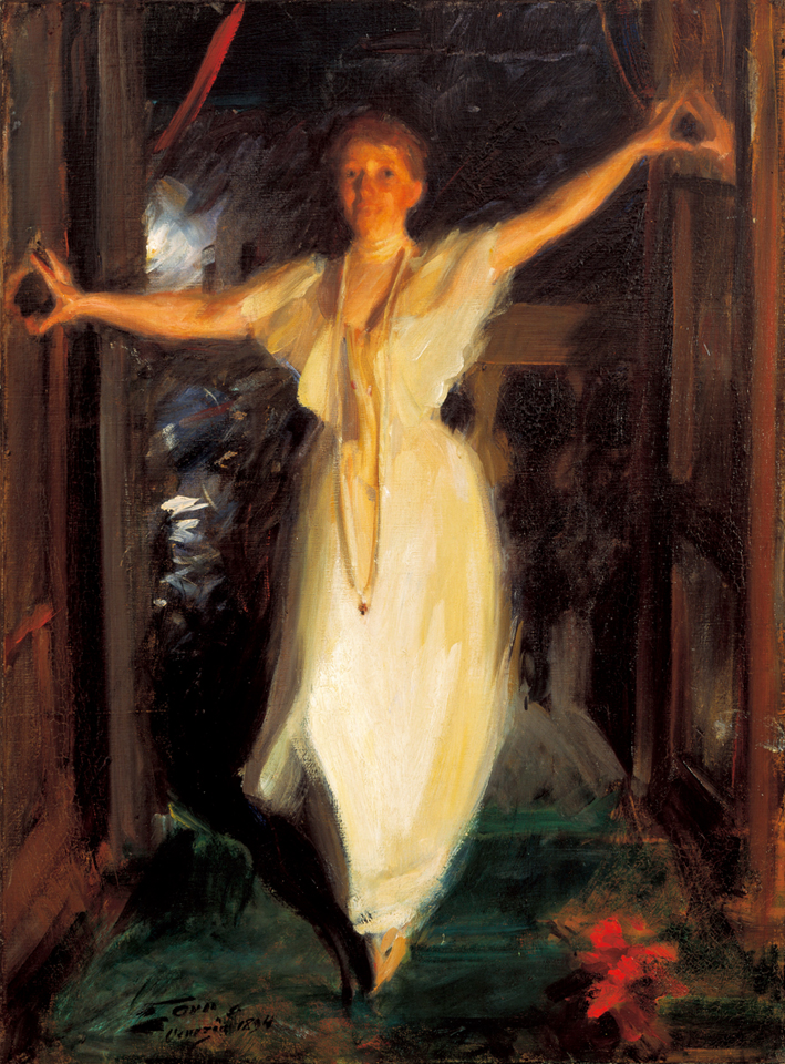  安德斯·莱奥纳德·佐恩 Anders Leonard Zorn —— 收藏家伊莎贝拉·斯图尔特·加德纳在威尼斯